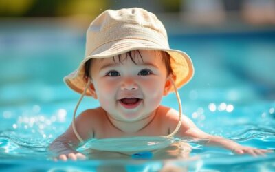 Bébé à la piscine : conseils essentiels pour une première baignade réussie