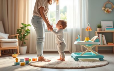 Les étapes clés pour accompagner les premiers pas de bébé