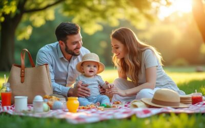 Premier pique-nique avec bébé : conseils pratiques pour une sortie réussie