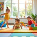 découvrez l'importance des tapis de motricité pour favoriser le développement moteur des enfants, en stimulant leur coordination, leur équilibre et leur motricité fine dès le plus jeune âge.