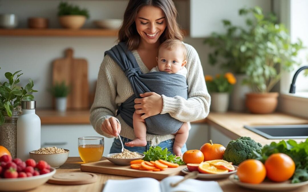 Bien manger pour bien allaiter : guide essentiel de la nutrition durant l’allaitement