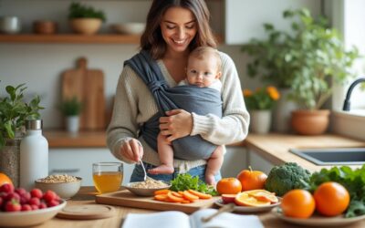 Bien manger pour bien allaiter : guide essentiel de la nutrition durant l’allaitement