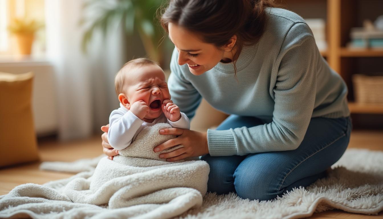 découvrez notre guide essentiel pour comprendre et apaiser les pleurs de votre bébé, avec des conseils pratiques pour les parents afin d'améliorer le bien-être de votre tout-petit.
