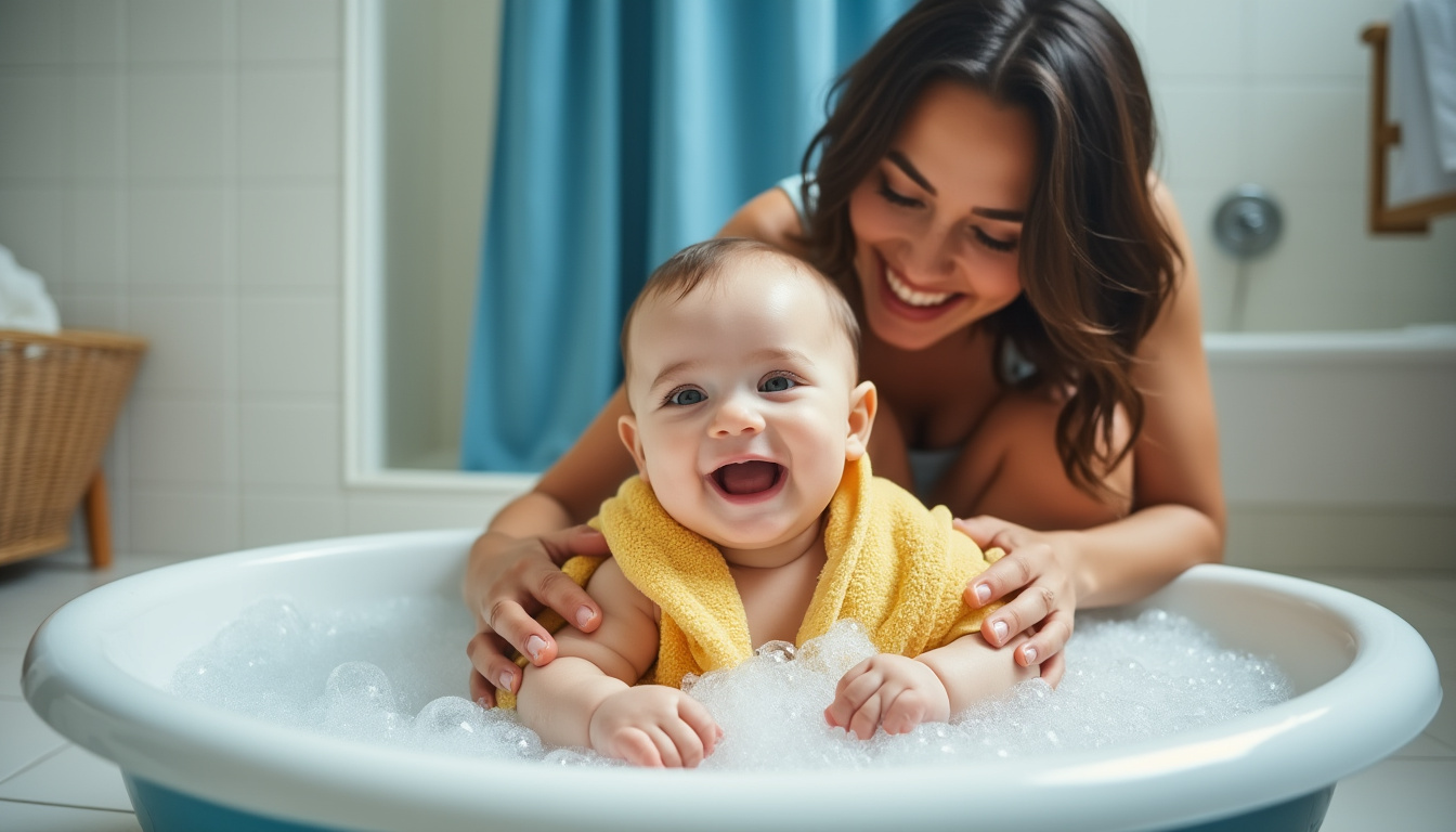 découvrez le rituel apaisant du bain pour votre bébé, alliant douceur et bien-être pour des moments tendres et relaxants.