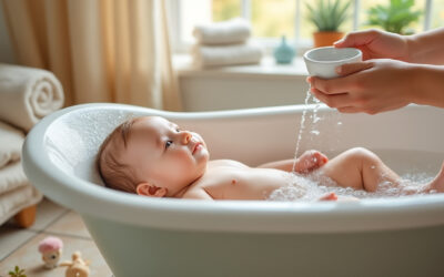 Le rituel apaisant du bain pour votre bébé : douceur et bien-être au rendez-vous
