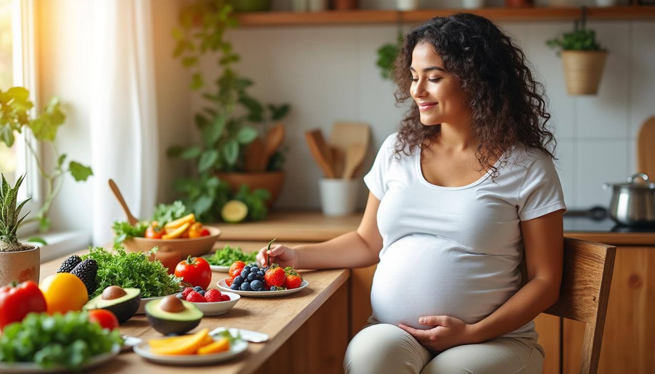 découvrez notre guide essentiel pour une alimentation équilibrée pendant la grossesse et offrez le meilleur à vous et à votre bébé dès le premier trimestre.