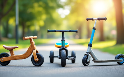 De la draisienne à la bicyclette : l&rsquo;évolution ludique du tricycle à la trottinette